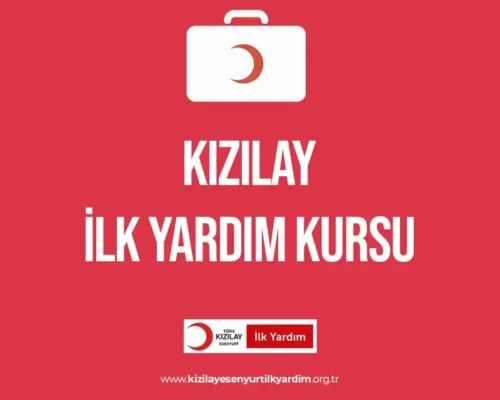 Kızılay İlk Yardım Kursu